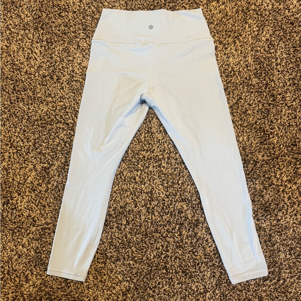 Athleta TRANSCEND HIGH RISE 7/8 LEGGING Medium Light Blue